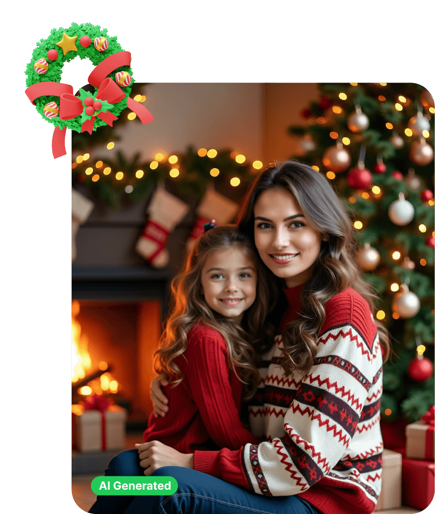 Family Holiday Portrait